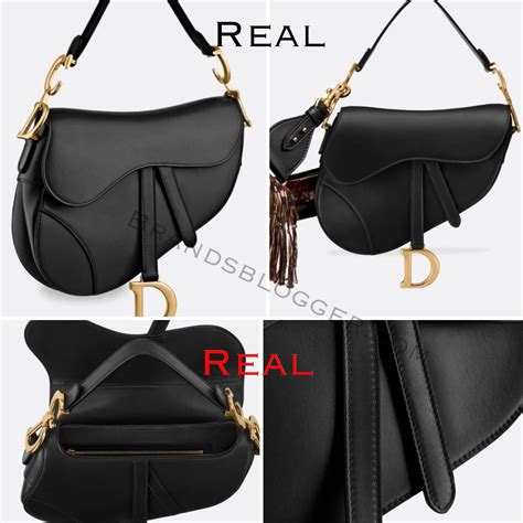 real dior bag vs fake|authentic dior saddle bag.